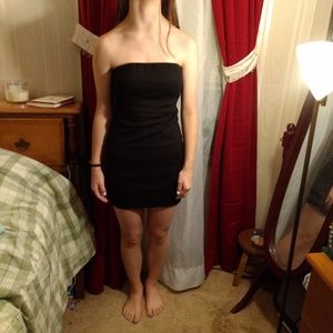 Sultry Forever 21 strapless mini dress